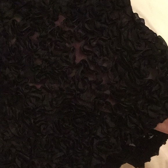 David Meister Black lace cocktail dress - Picture 3 of 8